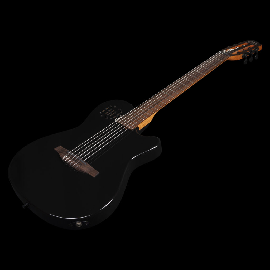 Godin Multiac Mundial OBLK Guitarra Española Electrificada Onyx Black 7