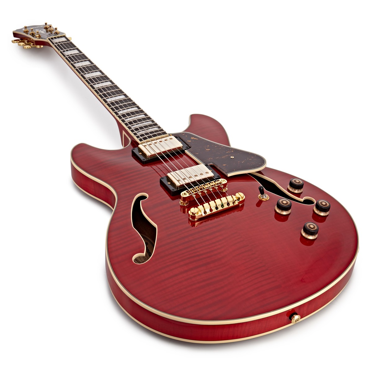 Ibanez AS93FM TCD Guitarra Eléctrica Transparent Cherry Red 3