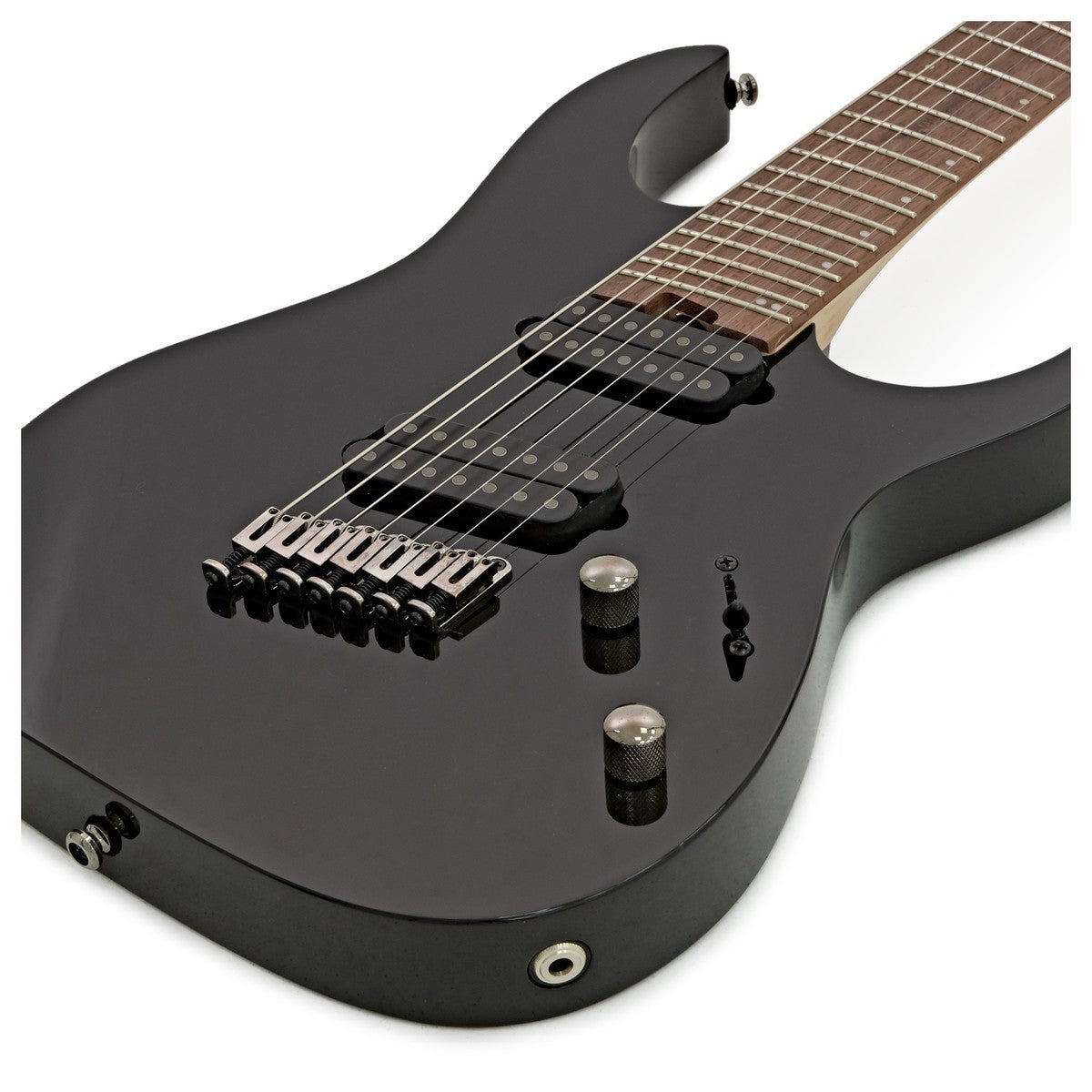 Ibanez RGMS7 BK Guitarra Eléctrica 7 Cuerdas Multi-Escala Negra 4