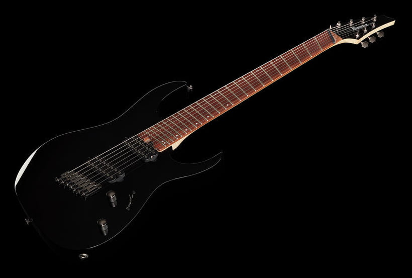 Ibanez RGMS7 BK Guitarra Eléctrica 7 Cuerdas Multi-Escala Negra 19