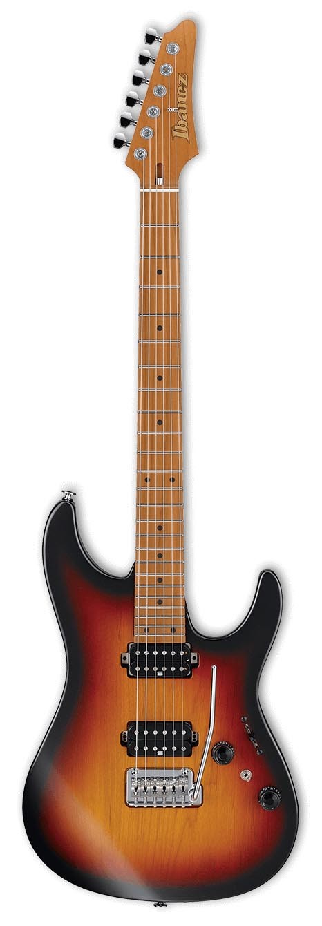 Ibanez AZ2402 TFF Prestige Guitarra Eléctrica Tri Fade Burst Flat 1