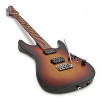 Ibanez AZ2402 TFF Prestige Guitarra Eléctrica Tri Fade Burst Flat 3