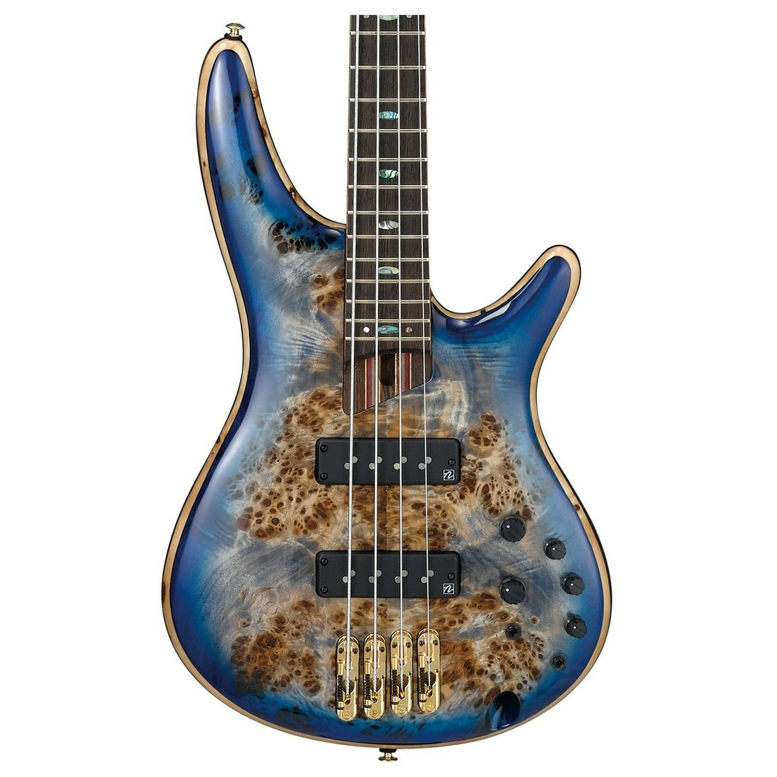 Ibanez SR2600 CBB Premium Bajo Eléctrico Cerulean Blue Burst 2