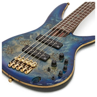 Ibanez SR2605 CBB Premium Bajo Eléctrico 5 Cuerdas Cerulean Blue Burst 4