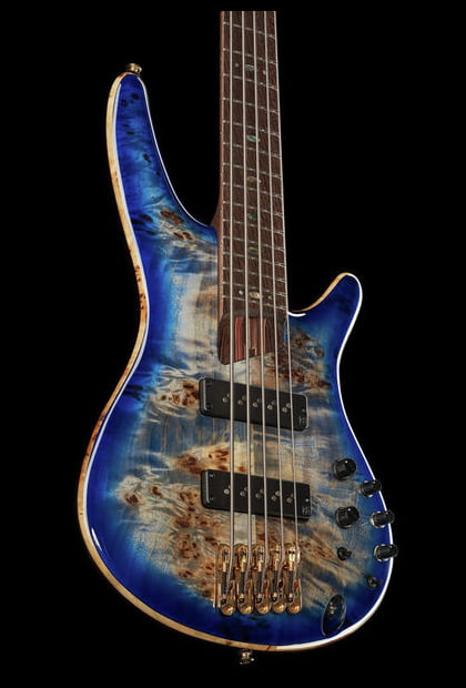 Ibanez SR2605 CBB Premium Bajo Eléctrico 5 Cuerdas Cerulean Blue Burst 12