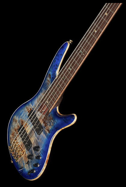 Ibanez SR2605 CBB Premium Bajo Eléctrico 5 Cuerdas Cerulean Blue Burst 15