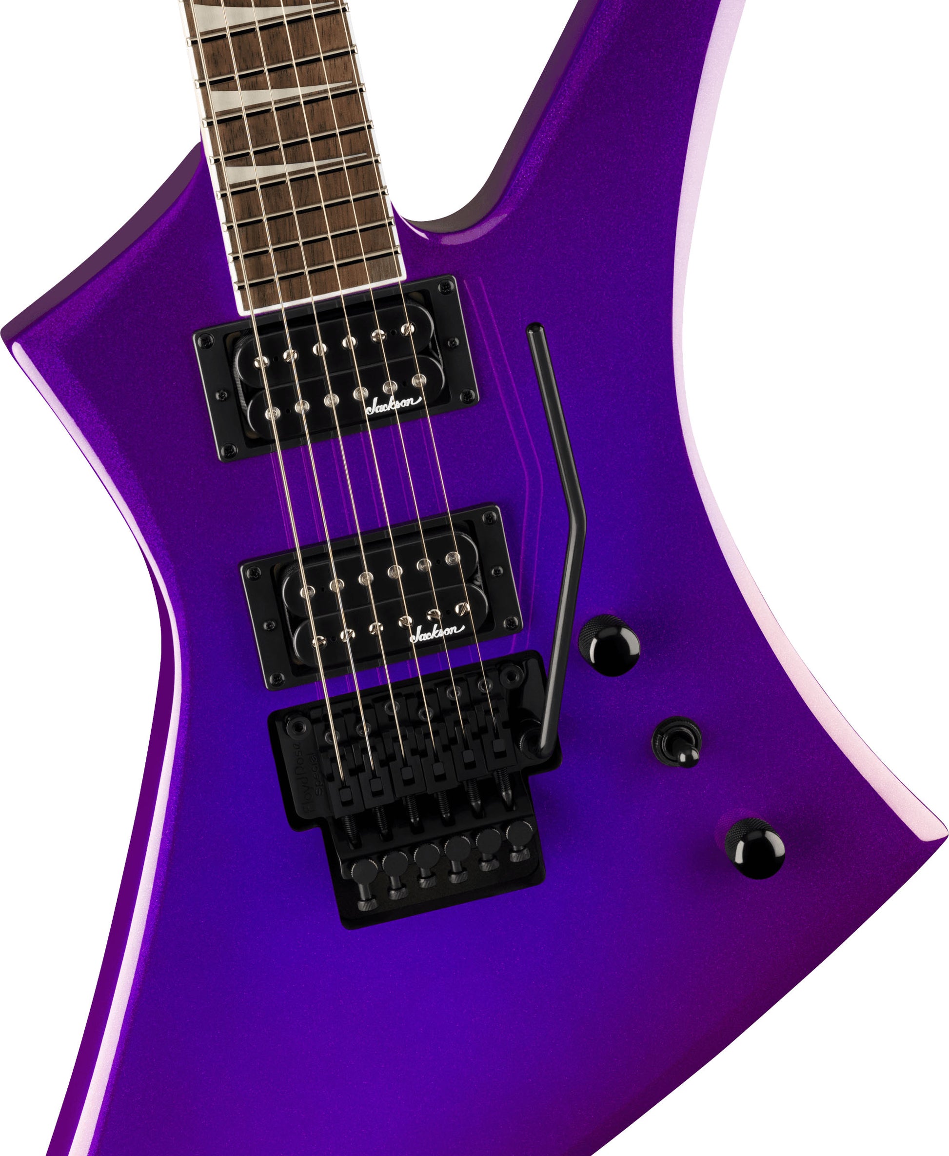 Jackson KEX Kelly X Series La Guitarra Eléctrica Deep Purple Metallic 4