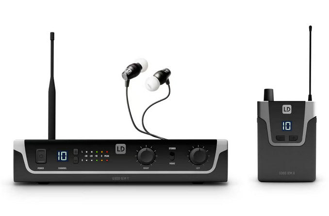 Ld Systems U305 IEM HP Sistema Inalámbrico de Monitoraje Inear con Auriculares 1