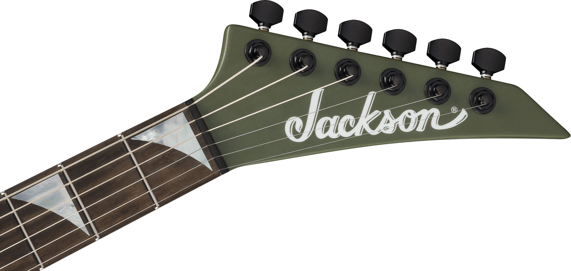 Jackson SL2MG HT Soloist American Series EB Guitarra Eléctrica Matte Army Drab 5