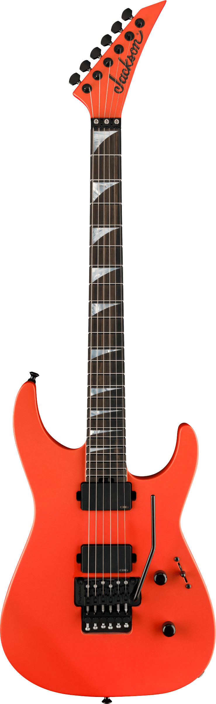 Jackson SL2MG Soloist American Series EB Guitarra Eléctrica Satin Lambo Orange 1