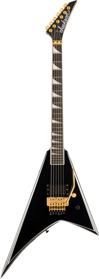 Jackson RR24 FR H Rhoads Concept Series EB Guitarra Eléctrica Negra con Rayas Blancas 1