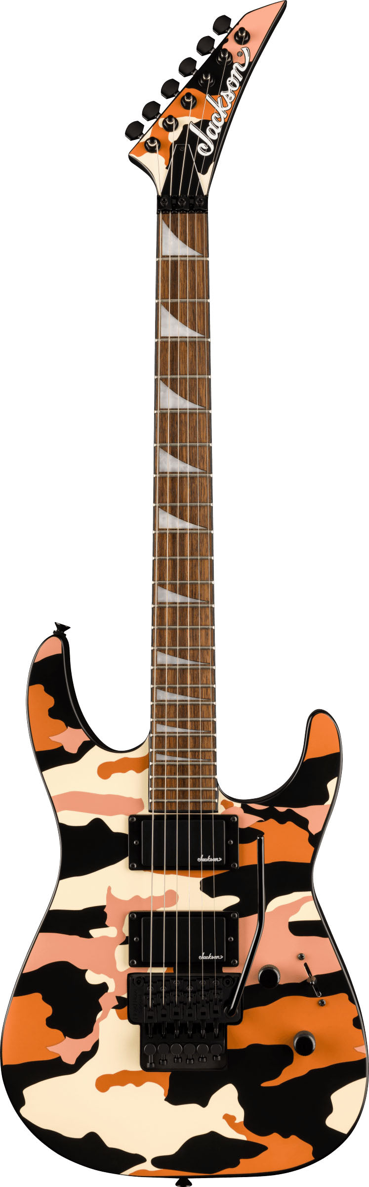 Jackson SLX DX Camo Soloist X Series La Guitarra Eléctrica Butterscotch Camo 1