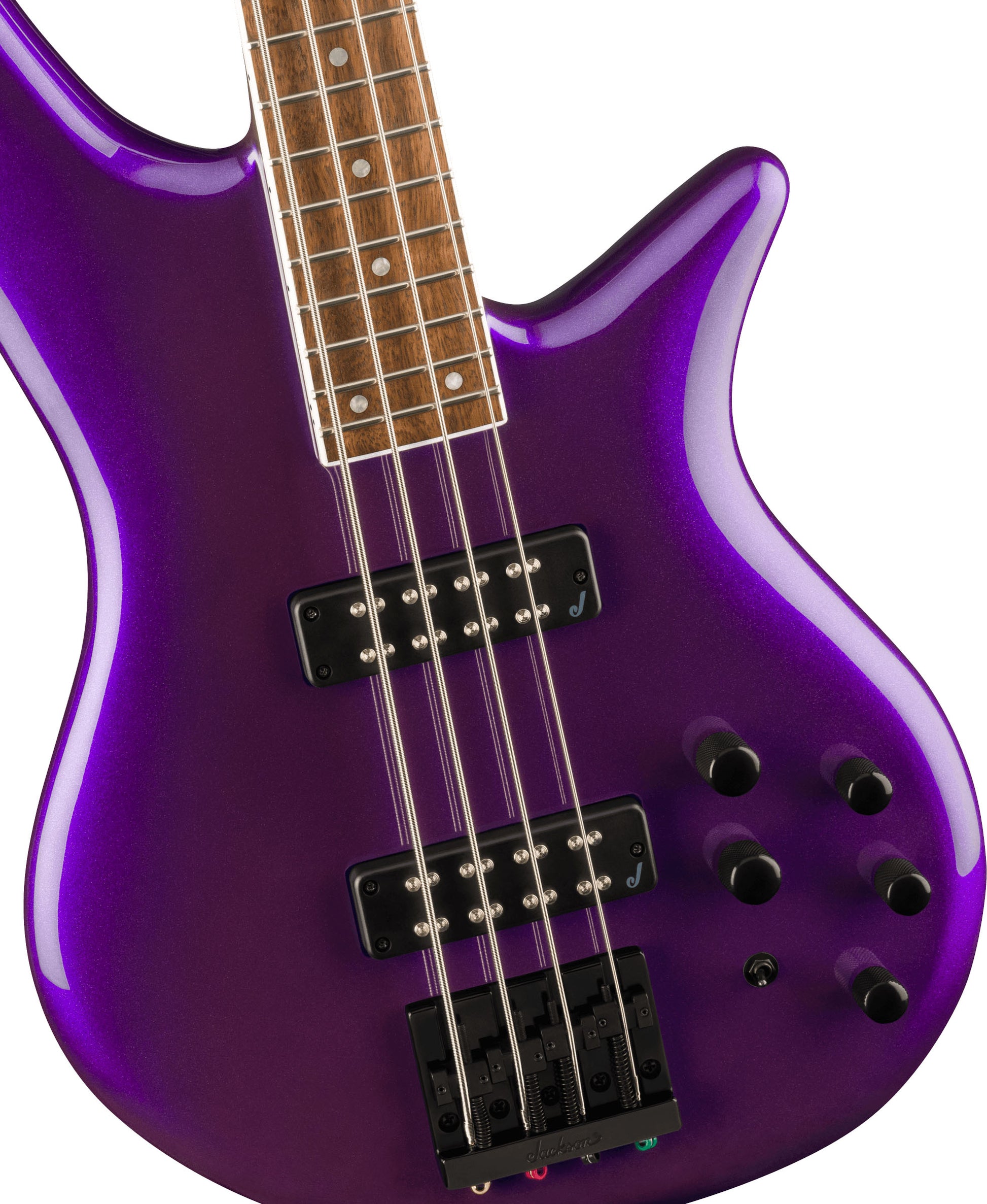 Jackson Spectra Bass SBX IV X Series La Bajo Eléctrico Deep Purple Metallic 4