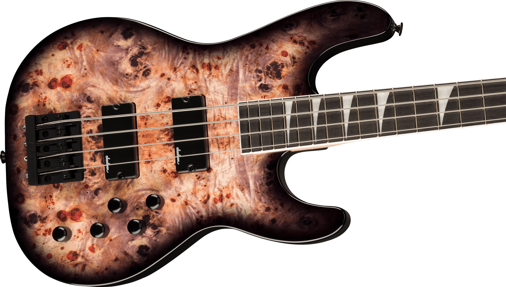 Jackson JS3P Concert Bass JS Series AM Bajo Eléctrico Transparent Black Burst 3