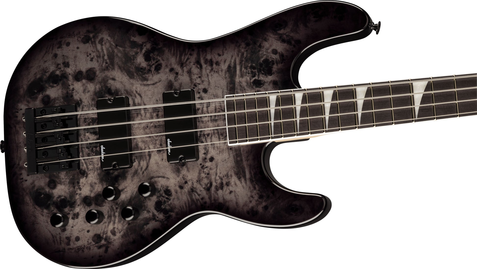 Jackson JS3P Concert Bass JS Series AM Bajo Eléctrico Transparent Black 3