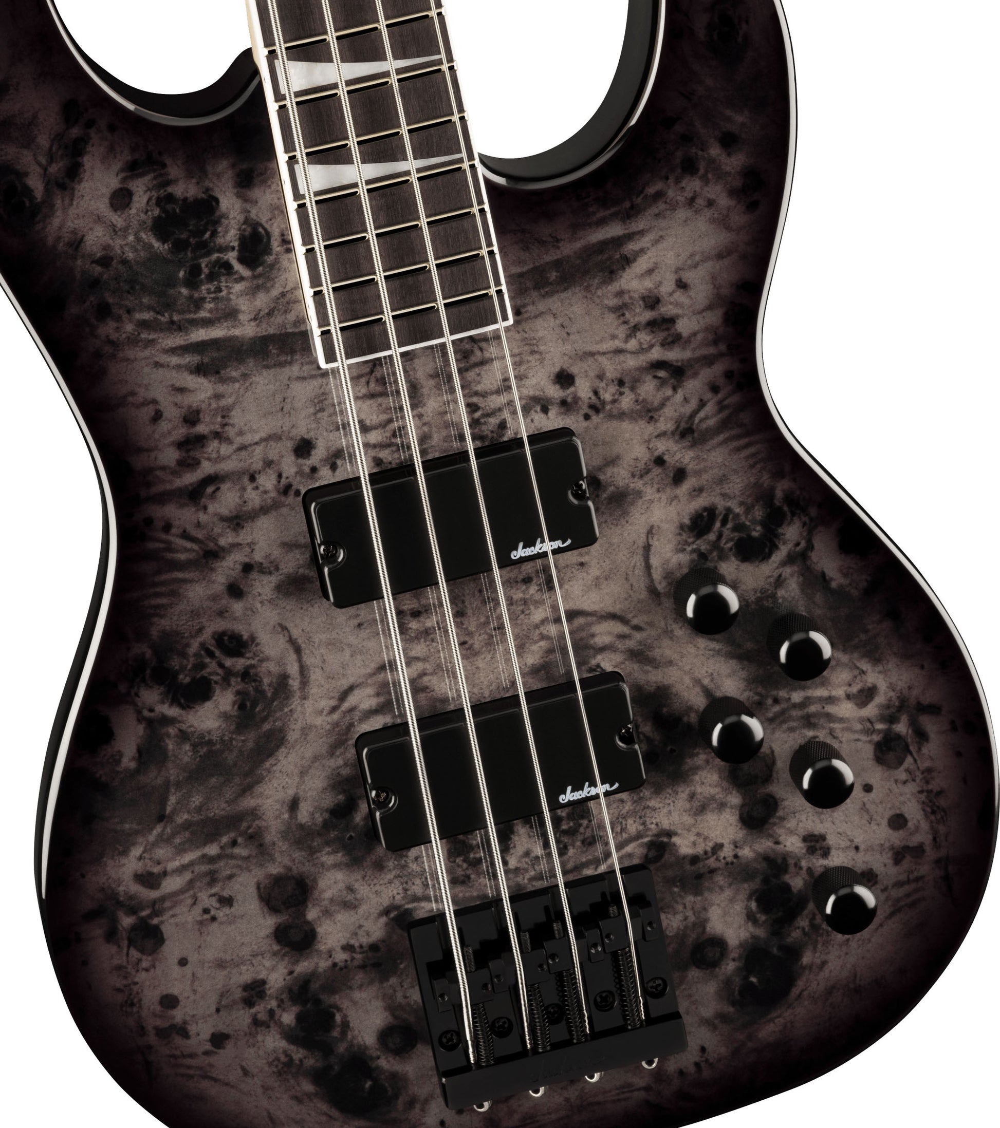 Jackson JS3P Concert Bass JS Series AM Bajo Eléctrico Transparent Black 4