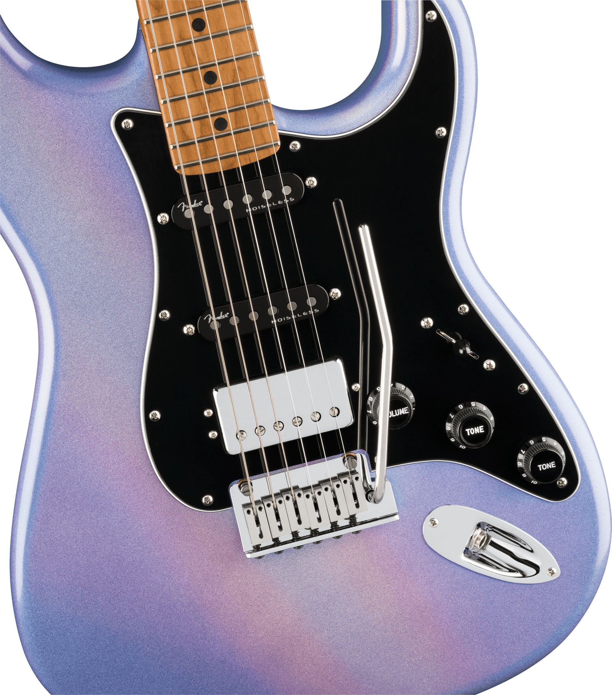 Fender American Ultra Stratocaster HSS 70 Aniversario MN Guitarra Eléctrica Amethyst 4