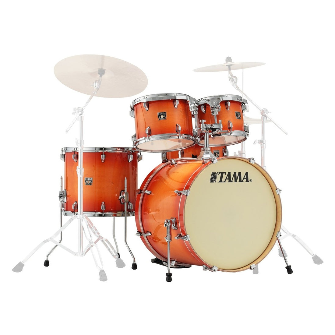 Tama Cl52KRS TLB Superstar Classic Batería Acústica Tangerine Lacquer Burst 1