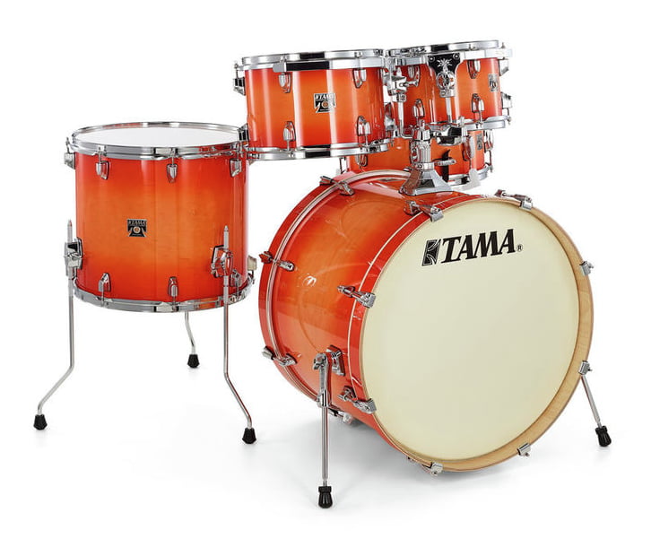 Tama Cl52KRS TLB Superstar Classic Batería Acústica Tangerine Lacquer Burst 2