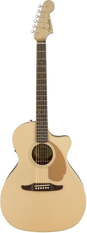 Fender Newporter Player Guitarra Electroacústica Champagne. 1