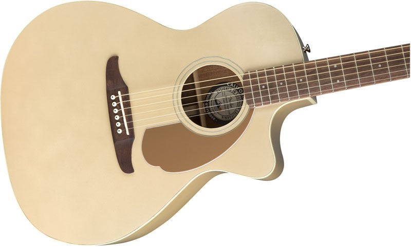 Fender Newporter Player Guitarra Electroacústica Champagne. 4