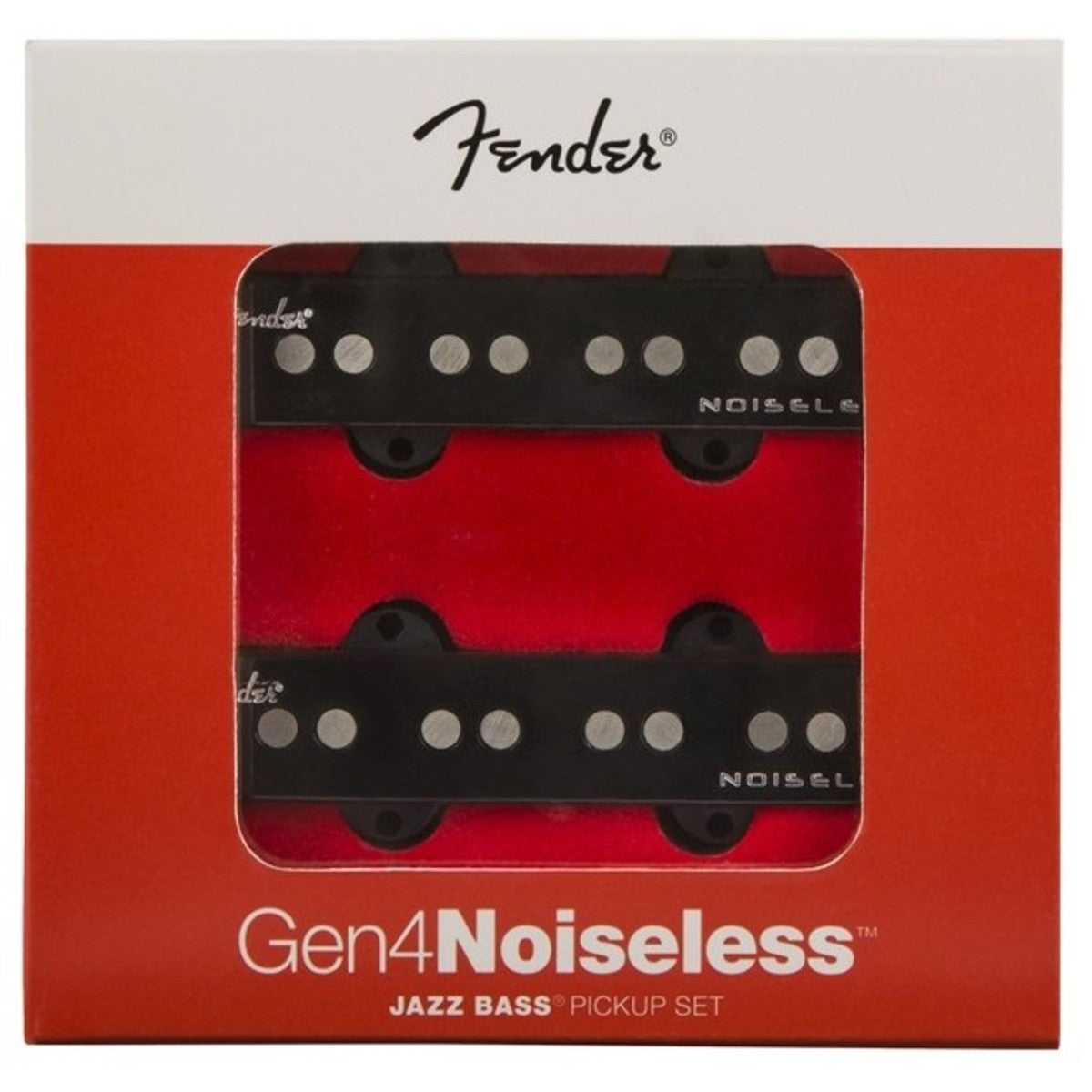 Fender 0992262000 Gen4 Noiseless Jazz Bass Pickups Set Pastillas Bajo 6