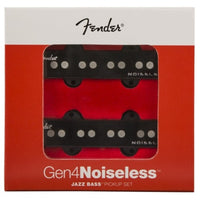 Fender 0992262000 Gen4 Noiseless Jazz Bass Pickups Set Pastillas Bajo 6