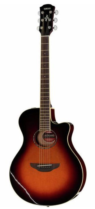 Yamaha APX 600 OVS Guitarra Electroacústica Old Violin Sunburst 14