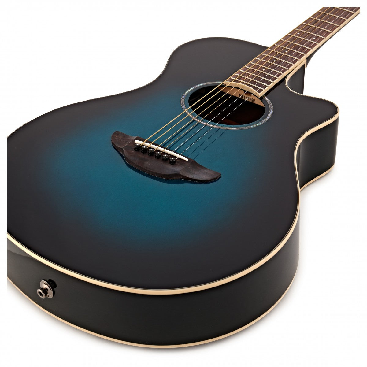 Yamaha APX 600 OBB Guitarra Electroacústica Oriental Blue Burst 4