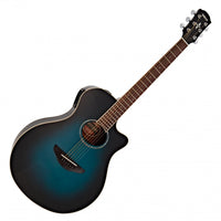 Yamaha APX 600 OBB Guitarra Electroacústica Oriental Blue Burst 8