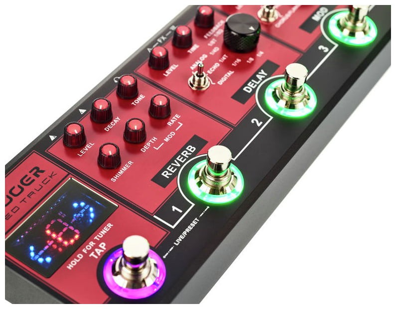 Mooer Red Truck Pedalera Multiefectos Guitarra 7