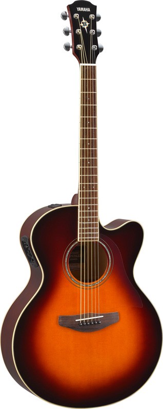 Yamaha CPX600 OVS Guitarra Electroacústica Old Violin Sunburst 1