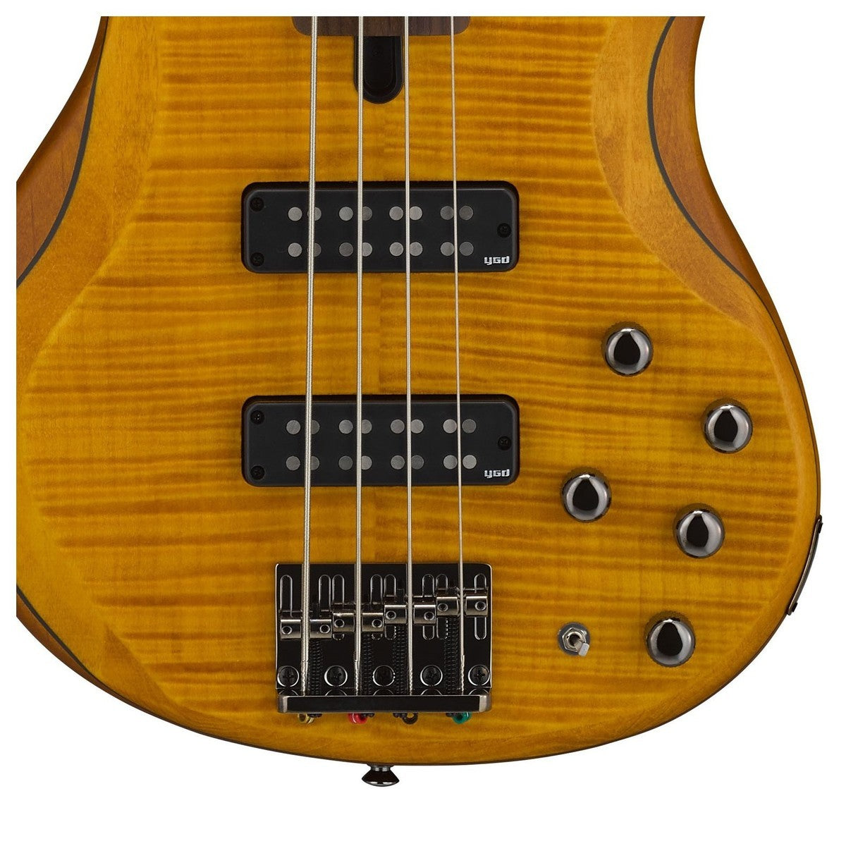 Yamaha TRBX604 FM MAM Bajo Eléctrico Matte Amber 5