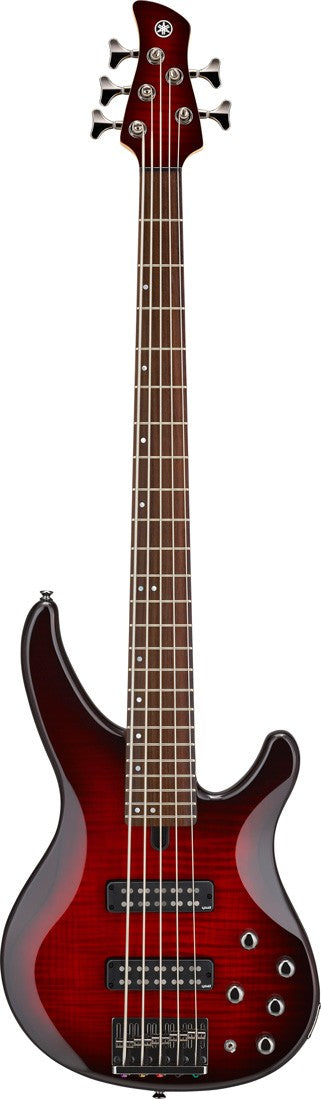 Yamaha TRBX605 FM DRB Bajo Eléctrico 5 Cuerdas Dark Red Burst 1