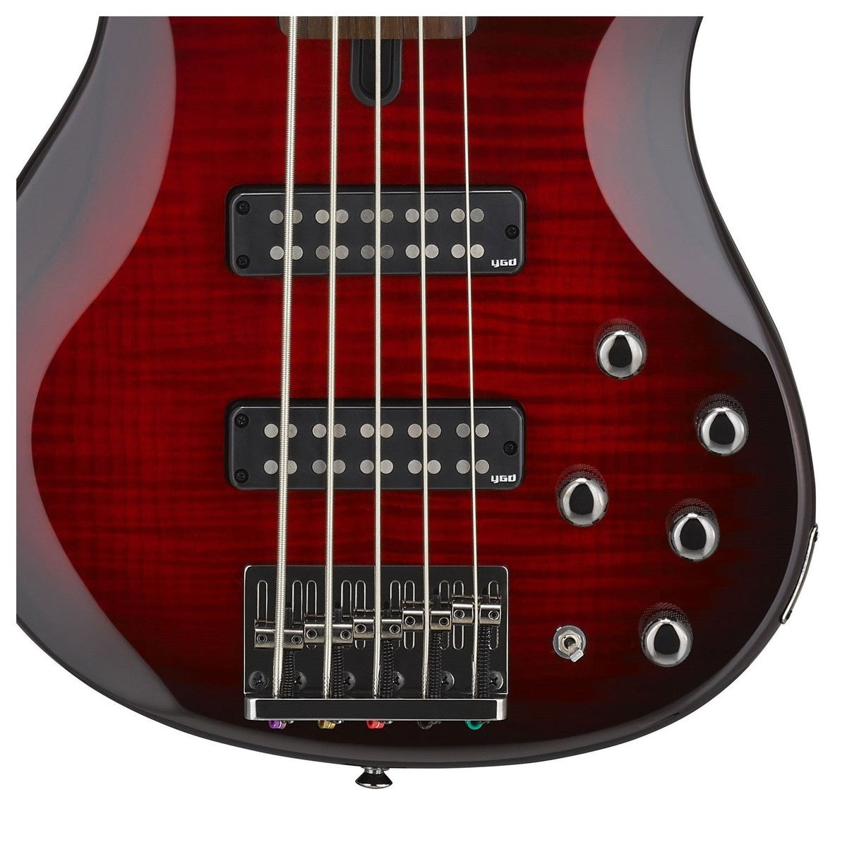 Yamaha TRBX605 FM DRB Bajo Eléctrico 5 Cuerdas Dark Red Burst 5