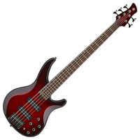 Yamaha TRBX605 FM DRB Bajo Eléctrico 5 Cuerdas Dark Red Burst 6