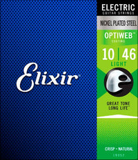 Elixir 19052 Optiweb Superlite Juego Cuerdas Guitarra Eléctrica 010-046 1