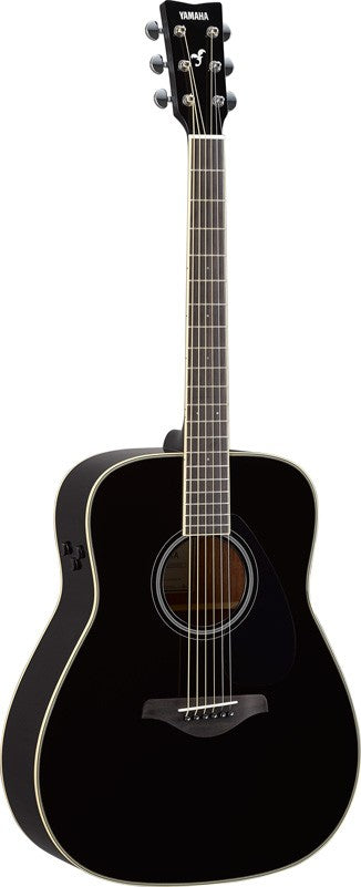 Yamaha FGTA BL Transacoustic Guitarra Electroacústica Western Negra 1