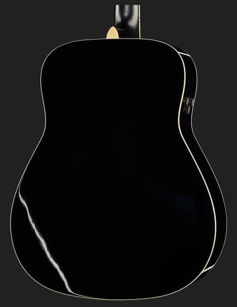 Yamaha FGTA BL Transacoustic Guitarra Electroacústica Western Negra 4