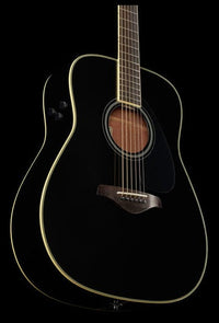 Yamaha FGTA BL Transacoustic Guitarra Electroacústica Western Negra 7