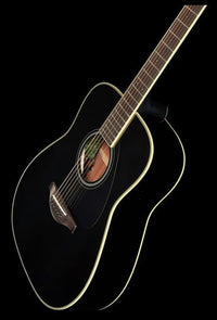 Yamaha FGTA BL Transacoustic Guitarra Electroacústica Western Negra 11