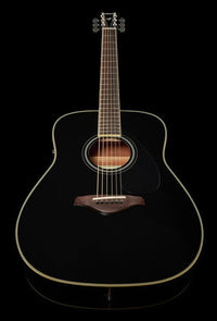 Yamaha FGTA BL Transacoustic Guitarra Electroacústica Western Negra 12