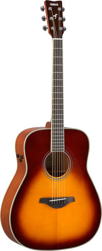 Yamaha FGTA BS Transacoustic Guitarra Electroacústica Western Brown Sunburst 1