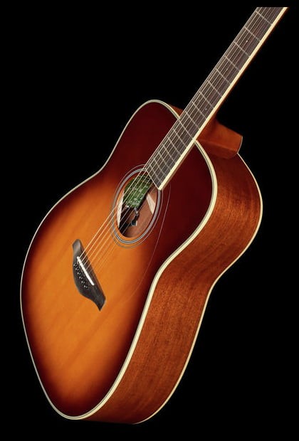 Yamaha FGTA BS Transacoustic Guitarra Electroacústica Western Brown Sunburst 10