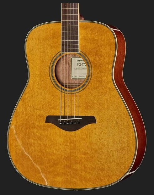 Yamaha FGTA VT Transacoustic Guitarra Electroacústica Western Natural 6