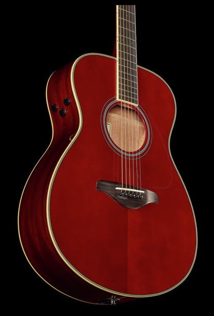 Yamaha FSTA RR Transacoustic Guitarra Electroacústica Concierto Rusty Red 7