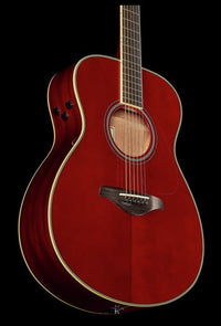 Yamaha FSTA RR Transacoustic Guitarra Electroacústica Concierto Rusty Red 7