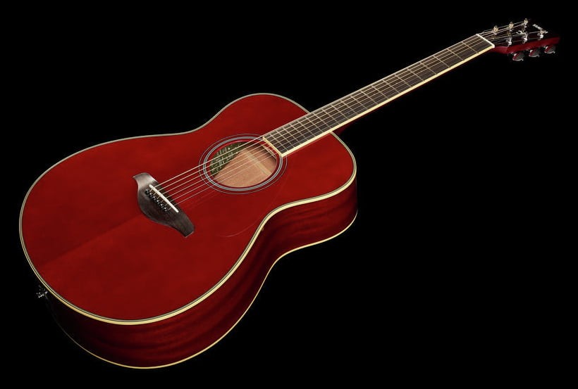 Yamaha FSTA RR Transacoustic Guitarra Electroacústica Concierto Rusty Red 9