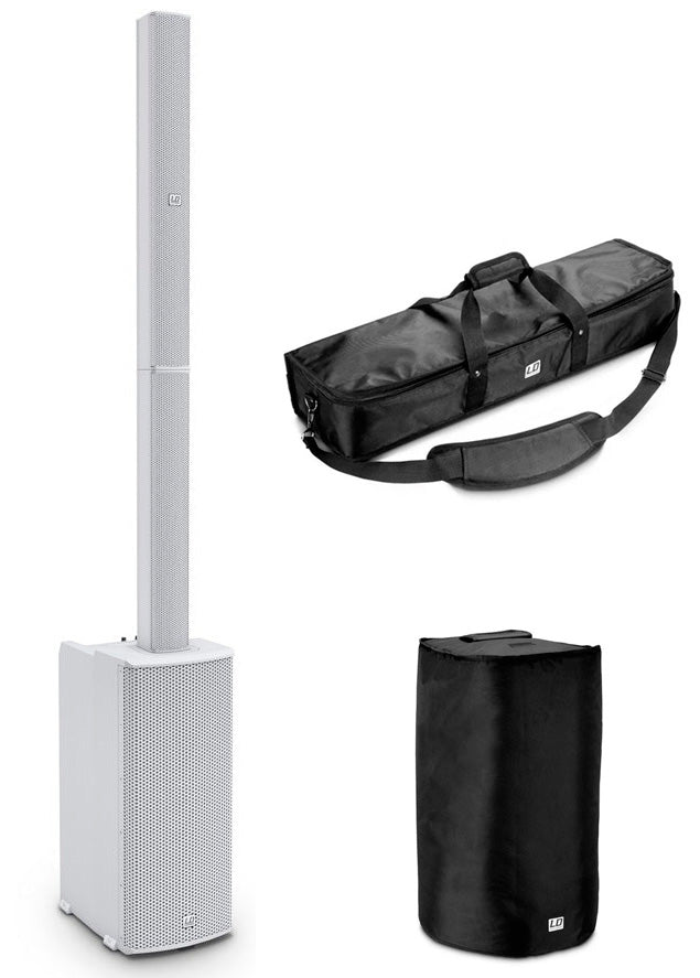 Ld Systems -Pack- Sistema de Sonido Maui 11 G2 W Blanco con Fundas para Columna y Subwoofer 1