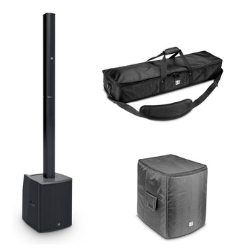 Ld Systems -Pack- Sistema de Sonido Maui 28 G2 Negro con Fundas para Columan y Subwoofer 1